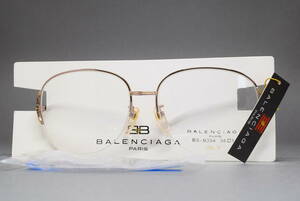 デッドストック BALENCIAGA B5-9394 56-16 メガネ サングラス フレーム バレンシアガ チタンテンプル