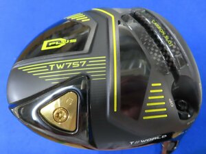 【中古・訳あり/試打用】本間ゴルフ　2022　T//WORLD　TW-757 TYPE-D PLUS（ディープラス）ドライバー（9.0°）【R】VIZARD for TW757-45