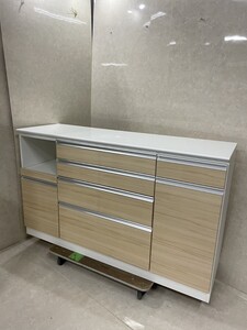 HETTICH レンジボード キッチンカウンター 食器棚 160cm【DL2030】