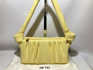 未使用品【2k020509】JW PEI ジェイダブリューペイ Mila Shoulder Bag ショルダーバッグ 肩掛け イエロー レディース 合皮