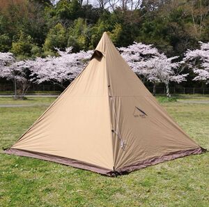 美品 テンマク デザイン tent-Mark DESIGNS サーカス TC ワンポール テント ソロ デュオ キャンプ アウトドア cf04do-rk26y20103