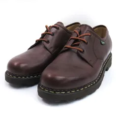 パラブーツ Paraboot CASTEL キャッスル ポストマンシューズ ローカット レザー フランス製 702803 茶 ブラウン 7 25.5cm ■SM3