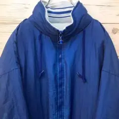 《希少》チャンピオン Champion☆ナイロンジャケット XL 青色 JK80