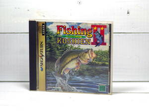 M11482 SEGA SATURN Fishing KOSHIEN フィッシング甲子園2 ディスク傷少なめ 起動OK セガ サターン ゆうメール180円発送　0610