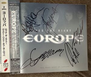 EUROPE / ヨーロッパ 直筆サイン入りCD