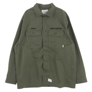 WTAPS ダブルタップス 22SS 221BRDT-SHM02　 BUDS LS COTTON TWILL コットン ツイル ユーティリティ ミリタリー ジャケット X 04【中古】