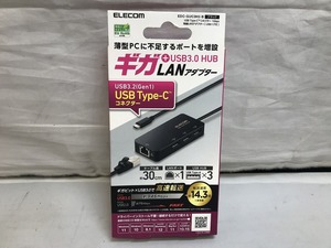 【未使用】 エレコム ELECOM アダプター EDC-GUC3H2-B