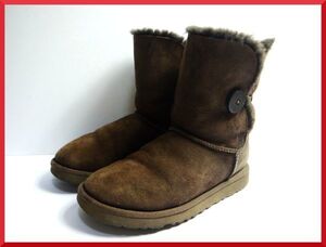 アグ UGG ブーツ シープスキン ボア us6 23.0cm T465-77