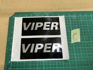 VIPER　バイパー　オートセキュリティシステム　セキュリティ　ステッカー　2枚セット　C