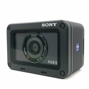 SONY ソニー 4K Cyber-shot RX0Ⅱデジタルカメラ DSC-RX0M2 4/24 35mm 箱・付属品あり 通電〇【CGAY1053】