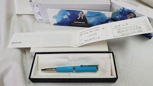 【値下げ交渉は質問欄より】モンブランMontblanc Muses(ミューズ) ボールペン未使用品 マリア・カラス ☆ターコイズブルー M28003/129565