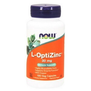 【 30mg 100カプセル 】 now 高吸収 亜鉛 L-OptiZinc : オプティジンク 送料220円から