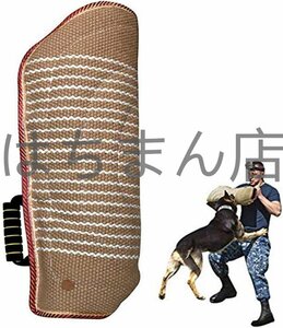 犬咬傷防止袖 犬用 訓練袖 スリーブ カバー 左右手適用 噛む袖 片袖 60x30cm