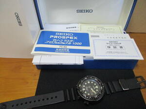 SEIKO マリーンマスター プロフェッショナル SBBN011 飽和潜水1000m 7C46-0AA0 プロスペックス ダイバー ツナ缶 Marine Master Pro