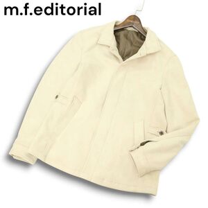 m.f.editorial タカキュー 秋冬★ ショート丈 比翼 ジャケット コート Sz.M メンズ　C4T09690_A#N