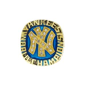 1円～【送料無料】※ MLB NYY 指輪 ニューヨーク・ヤンキース Champion 指輪 リング 22号/23号/24号 ファッション 贈り物 新品