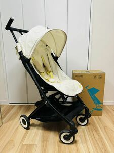 ★送料無料★使用回数少ない美品★ cybex LIBELLE サイベックス リベル シーシェルベージュ 2022年モデル★トラベルバッグ同時出品中★