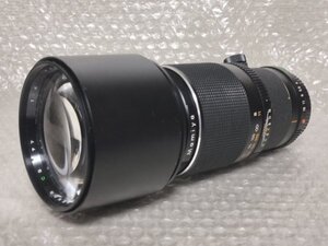 ジャンク AUTO MAMIYA SEKOR CS 77 1:4 f=300mm Lens レンズ カメラ 一眼レフ ブラック■ 昭027 三