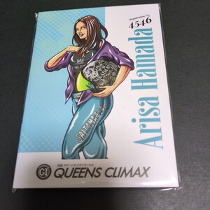 【未使用・未開封】競艇 QUEENS CLIMAX　4546　浜田亜理沙選手イラスト入りスマホスタンド