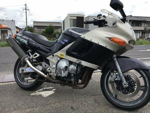 カワサキ ZZR400 ZX400N 実働 車検R8年2月付き 吹け上がり良好 アサヒナレーシング カチ上げ 2本出しマフラー カスタムベースにも