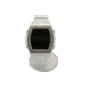 【動作保証】Shot Navi Crest II ホワイトシルバー ゴルフナビ GPS ブラック 腕時計型 ショットナビ 未使用 開封品 W8891592