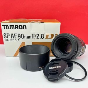 ▲ TAMRON SP AF 90mm 1:2.8 Di MACRO 1:1 272E カメラレンズ AF動作確認済 Nikon用 現状品 ニコン タムロン 