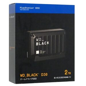 Western Digital製 ゲーム用SSD WD_Black D30 Game Drive SSD WDBATL0020BBK-JESN 2TB [管理:1000029014]