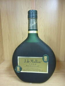 ★☆9904 未開栓　 J.de.Malliac ド・マリアック NAPOLEON 古酒 ブランデー 700ml 40％ ☆★