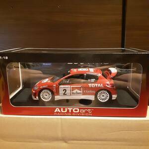 カスタム品 AUTOart オートアート 1/18 Peugeot プジョー 206 WRC 2003 ラリー・モンテカルロ #2 Ｒ.バーンズ マルボロ タバコデカール