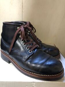 WAREHOUSE Lot.7204 size7 プレーントゥ　茶芯　 レザー ワークブーツ　ウェアハウス