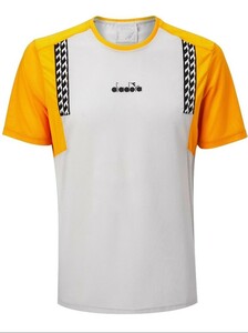 Diadora（ディアドラ）Cray Crew シャツ（EU：L）グレー・黄