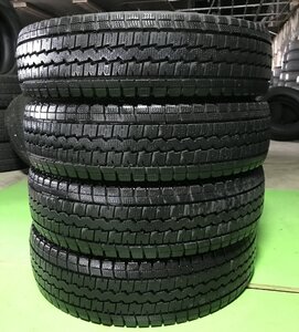 管理番号：C6-18-2●【送料無料！4本セット】165/80R14 97/95N LT DUNLOP WINTERMAXX SV01 2022年製 山あり/冬タイヤ/適格請求書発行可能