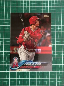 即決のみ！★TOPPS MLB 2018 UPDATE SERIES US189 大谷翔平【ロサンゼルス・エンゼルス】レインボーフォイル パラレル ルーキー RC 18★