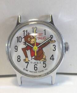 80年代’アンティーク TIMEX　Shirt Tales　ボギー・オランウータン キャラクターWatch 未使用 レア! 使用可能』 