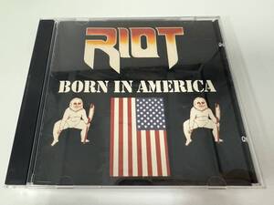 Used CD 輸入盤 ライオット RIOT『ボーン・イン・アメリカ 』- BORN IN AMERICA(1983年発表/1999年発売)全10曲アメリカ盤