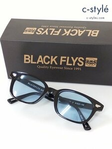 I115a [人気] BLACK FLYS ブラックフライ サングラス 51□21-145 ブラック FLY SLAMMER BLK/L.BLU BF-11101-03 | ファッション小物 G