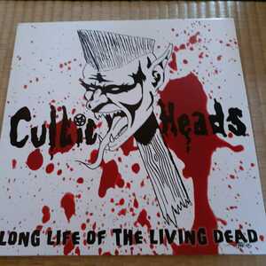 ★超神レア！cultic heads/long life of the living dead限定60枚本人手書きナンバリング入り限定代わりジャケット 80sサイコビリーバンド