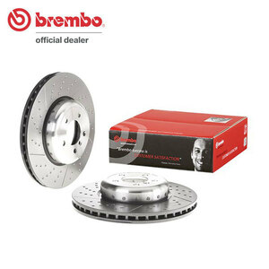 brembo ブレーキローター フロント BMW 3シリーズ(F30) 3D20 8C20 H24.9～ 320d セダン Op.Mパフォーマンス F370 ディンプル＆スリット