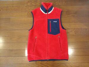 ★☆美品 パタゴニア Classic Retro-X Vest XS/レッド 正規品FA12☆★