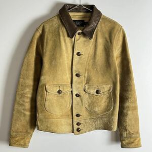 【ジョニーデップ着用】RRL LEATHER SKINNER JACKET