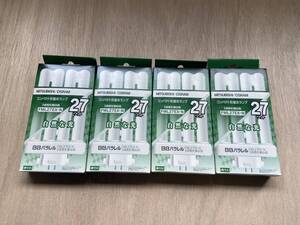 MITSUBISHI OSRAM 三菱 コンパクト形蛍光ランプ BBパラレル 27W 3波長形昼白色 FML27EX-N 4個まとめて レタパで送ります