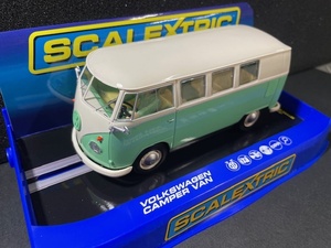 C3760 Volkswagen Camper Van Green/Beige