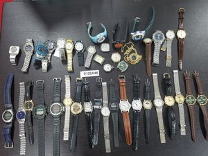 0102A46　腕時計　ジャンク品　おまとめ40点　J-AXIS　CASIO　QUARTZ　 など ※動作未確認