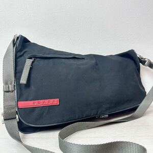 1円 【超美品！！】PRADA プラダ ショルダーバッグ プラダスポーツ ブラック 黒 クロスボディ メンズ レディース 美品 1スタ