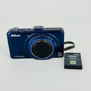 ■良品■ Nikon COOLPIX (クールピクス) S9300 ネイビーブルー S9300BL