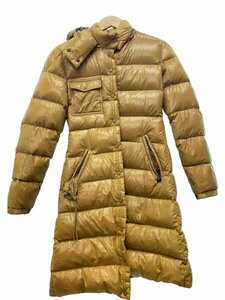 MONCLER◆ロングダウンジャケット/0/ポリエステル/CML/無地/49303/50/68950