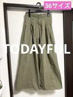 【カジュアル】TODAYFULワイドパンツ36サイズ