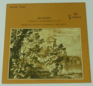 米盤　ブラームス/BRAHMS VIOLIN CONCERTO LP レコード