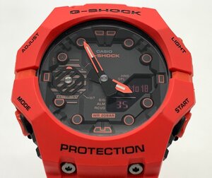 ☆未使用展示品☆ CASIO カシオ G-SHOCK Gショック GA-B001 レッド 赤 メンズ クオーツ式 腕時計 [771-1118-E2]