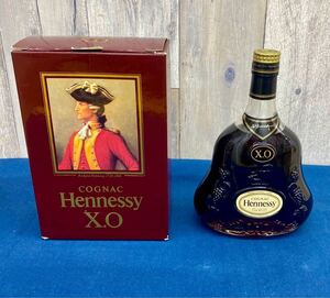 〈N4320〉 古酒　 ヘネシー Hennessy XO クリアボトル 金キャップ　ブランデー コニャック　700ml 40% 箱入　美品